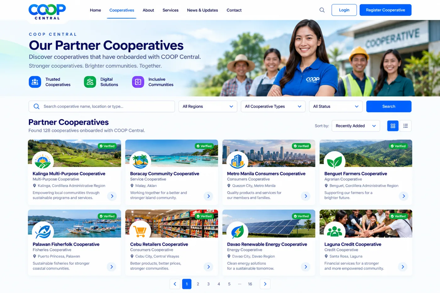 COOP Central Partner Cooperatives directory